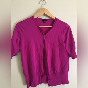 Purple cardigan office wear/ petticoat